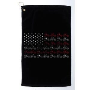 Tractor American Flag Farmer Platinum Collection Golf Towel