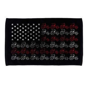 Tractor American Flag Farmer Microfiber Hand Towel