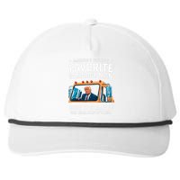 Trump AmericaS Favorite Garbage Man Trump In Trash Truck Snapback Five-Panel Rope Hat