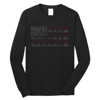 Tractor American Flag Farmer Long Sleeve Shirt