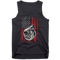 Turbo American Flag Racing Turbo Tank Top