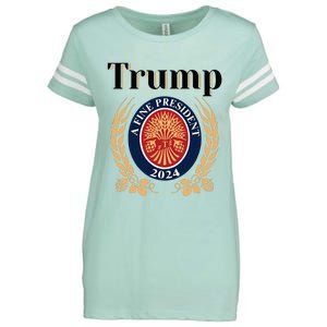 Trump A Fine President 2024 Reelection 2024 Enza Ladies Jersey Football T-Shirt