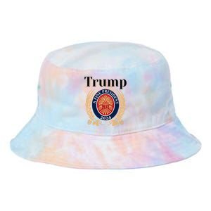 Trump A Fine President 2024 Reelection 2024 Tie Dye Newport Bucket Hat