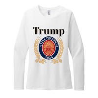 Trump A Fine President 2024 Reelection 2024 Womens CVC Long Sleeve Shirt