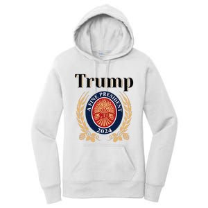 Trump A Fine President 2024 Reelection 2024 Women's Pullover Hoodie