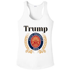 Trump A Fine President 2024 Reelection 2024 Ladies PosiCharge Competitor Racerback Tank