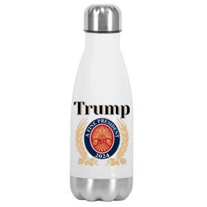 Trump A Fine President 2024 Reelection 2024 Stainless Steel Insulated Water Bottle