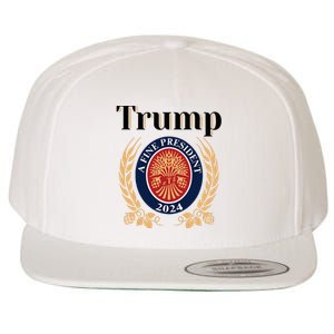 Trump A Fine President 2024 Reelection 2024 Wool Snapback Cap