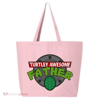 Turtley Awesome Father Awesome Fathers Day 25L Jumbo Tote