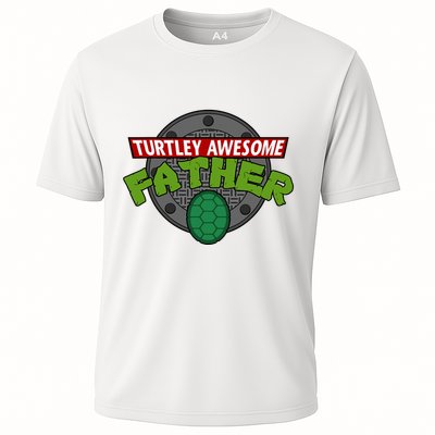 Turtley Awesome Father Awesome Fathers Day Performance Shirt