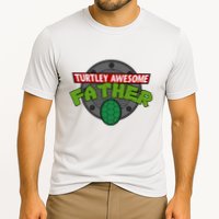 Turtley Awesome Father Awesome Fathers Day Cooling Performance Crew T-Shirt