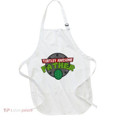 Turtley Awesome Father Awesome Fathers Day Apron