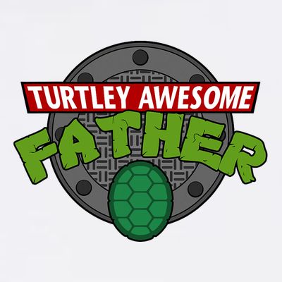 Turtley Awesome Father Awesome Fathers Day T-Shirt