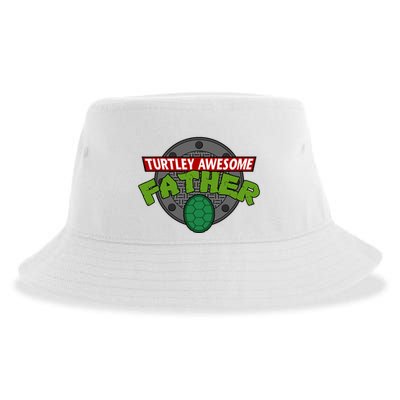 Turtley Awesome Father Awesome Fathers Day Sustainable Bucket Hat