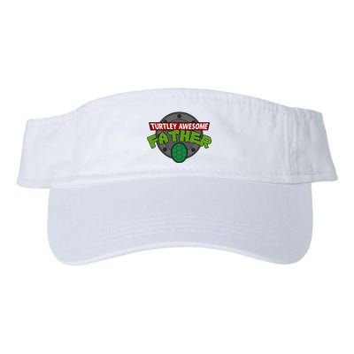 Turtley Awesome Father Awesome Fathers Day Visor