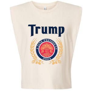 Trump A Fine President 2024 Garment-Dyed Women's Muscle Tee