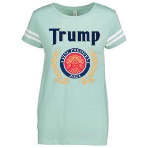 Trump A Fine President 2024 Enza Ladies Jersey Football T-Shirt