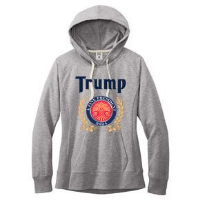 Trump A Fine President 2024 Women's Fleece Hoodie