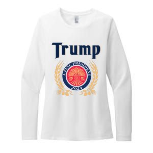 Trump A Fine President 2024 Womens CVC Long Sleeve Shirt