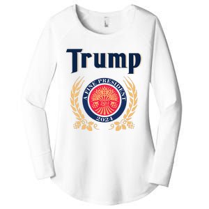 Trump A Fine President 2024 Women's Perfect Tri Tunic Long Sleeve Shirt