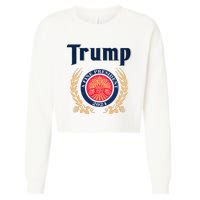 Trump A Fine President 2024 Cropped Pullover Crew