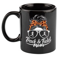 Track And Field Mom Athlete Runner Mothers Day 2025 11oz C Handle Ceramic Mug