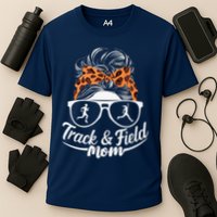 Track And Field Mom Athlete Runner Mothers Day 2025 Cooling Performance Crew T-Shirt