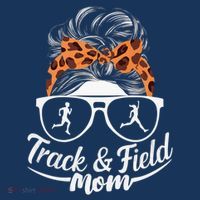Track And Field Mom Athlete Runner Mothers Day 2025 Drawstring Bag