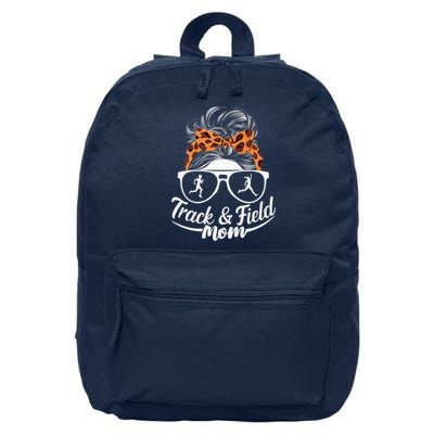 Track And Field Mom Athlete Runner Mothers Day 2025 16 in Basic Backpack