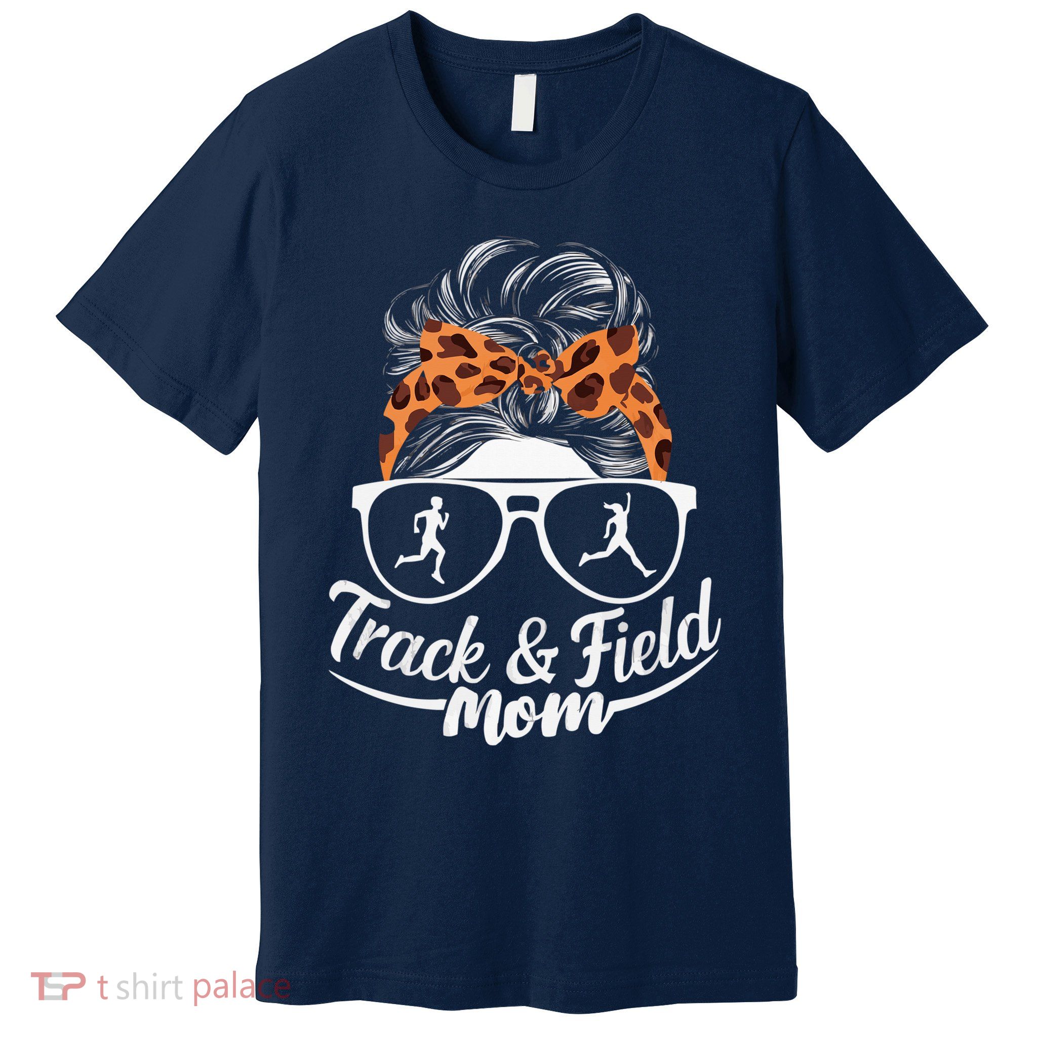 Track And Field Mom Athlete Runner Mothers Day 2025 Premium T-Shirt