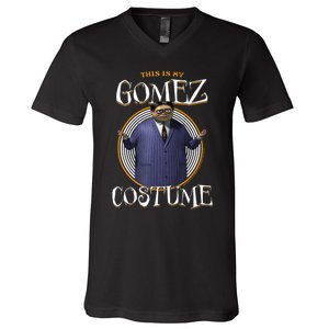 The Addams Family 2 Halloween This Is My Gomez Costume V-Neck T-Shirt