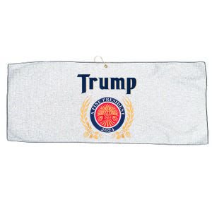 Trump A Fine President 2024 Take America Back Election Large Microfiber Waffle Golf Towel