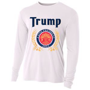 Trump A Fine President 2024 Take America Back Election Cooling Performance Long Sleeve Crew