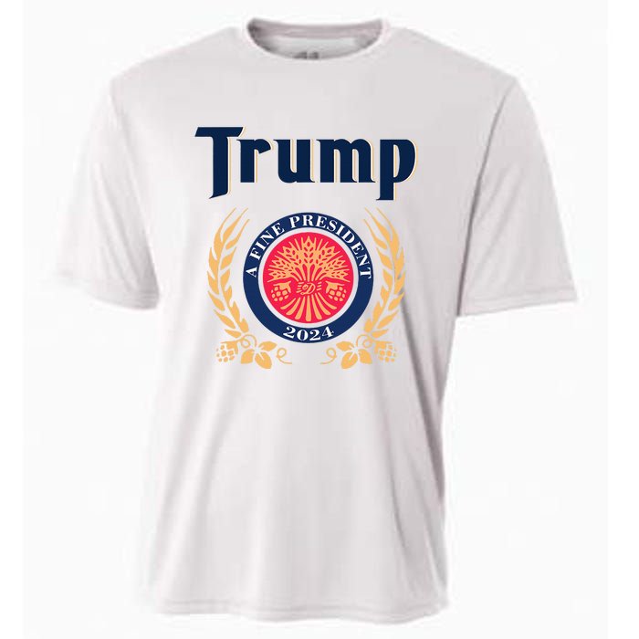 Trump A Fine President 2024 Cooling Performance Crew T-Shirt