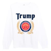 Trump A Fine President 2024 Premium Crewneck Sweatshirt