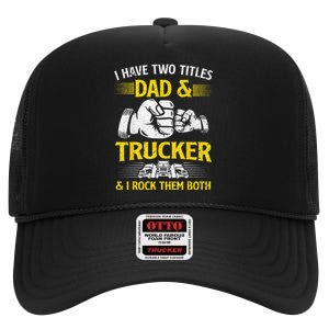 Trucker Accessories For Truck Driver High Crown Mesh Back Trucker Hat