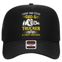 Trucker Accessories For Truck Driver High Crown Mesh Back Trucker Hat