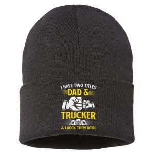 Trucker Accessories For Truck Driver Sustainable Knit Beanie