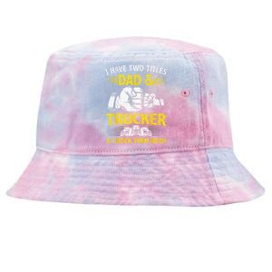 Trucker Accessories For Truck Driver Tie-Dyed Bucket Hat