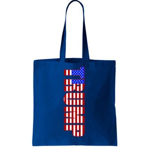 Trump American Flag Patriotic Fourth Of July Usa Gift Tote Bag