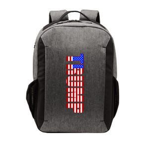 Trump American Flag Patriotic Fourth Of July Usa Gift Vector Backpack