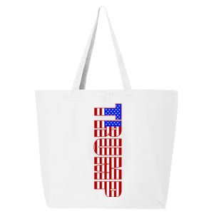 Trump American Flag Patriotic Fourth Of July Usa Gift 25L Jumbo Tote