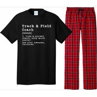 Track And Field Coach Definition Funny Trainer Gift Present Pajama Set