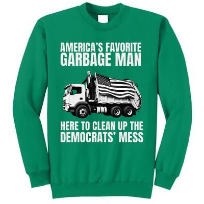 Trump AmericaS Favorite Garbage Man Trash Truck Sweatshirt