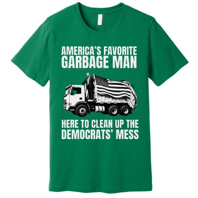 Trump AmericaS Favorite Garbage Man Trash Truck Premium T-Shirt