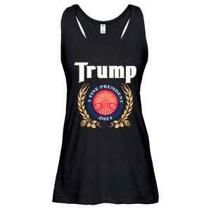 Trump A Fine President 2024 Ladies Essential Flowy Tank