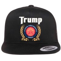 Trump A Fine President 2024 Flat Bill Trucker Hat