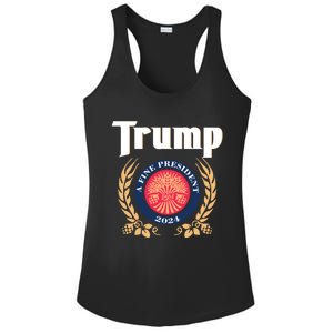 Trump A Fine President 2024 Ladies PosiCharge Competitor Racerback Tank