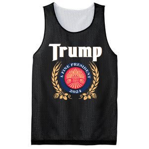 Trump A Fine President 2024 Mesh Reversible Basketball Jersey Tank