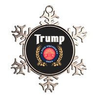 Trump A Fine President 2024 Metallic Star Ornament